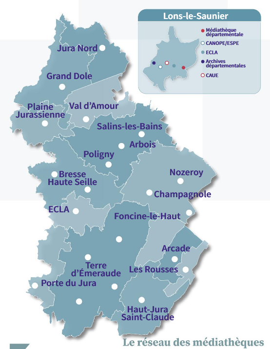 Carte mediatheques jumel